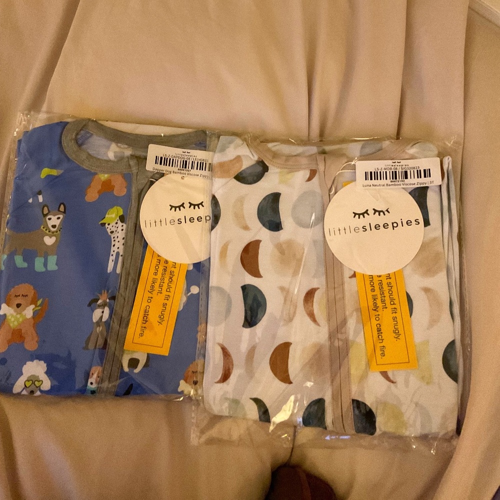 NWT never opened little sleepies ZIPPY PJS